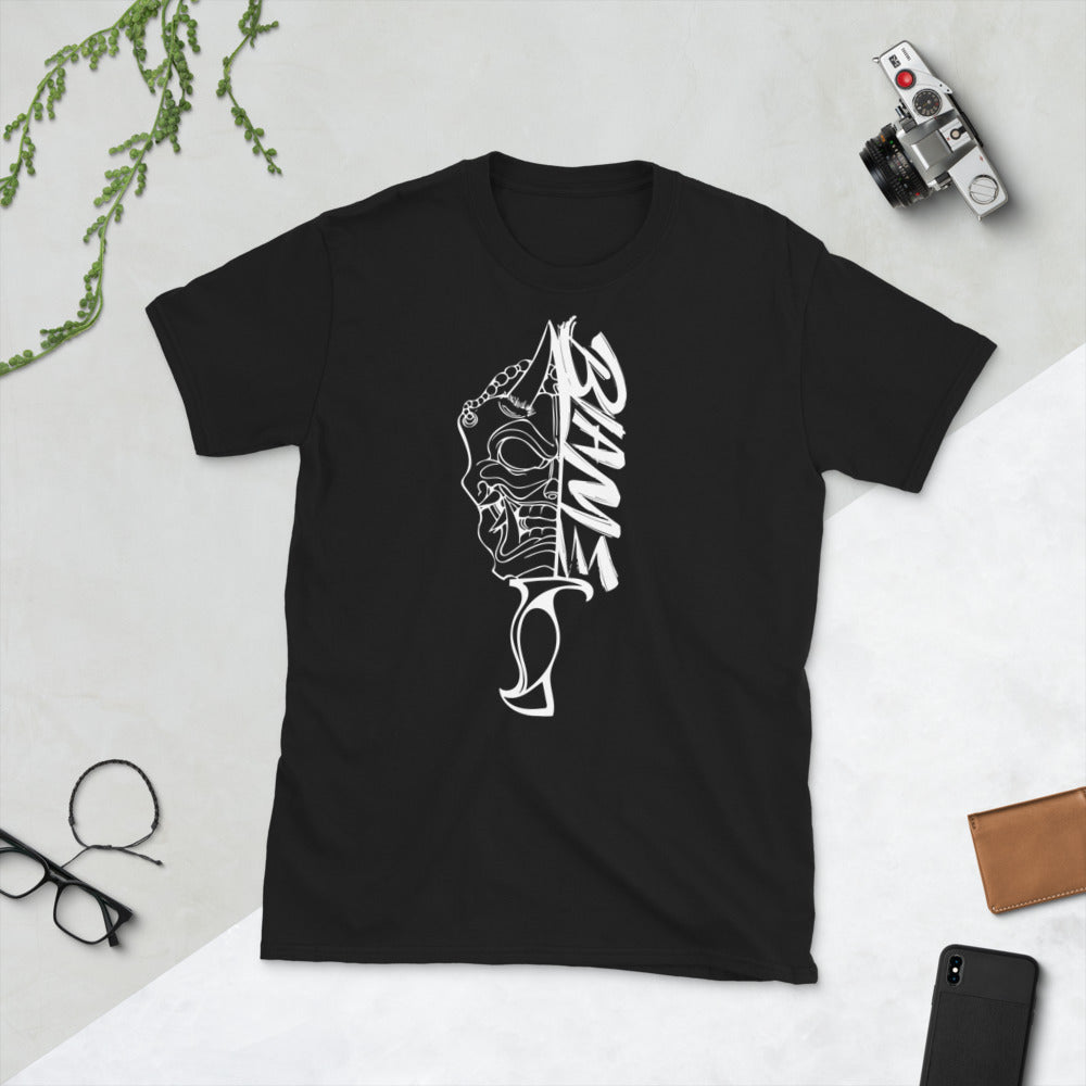 BLAME White HANNYA Short-Sleeve Unisex T-Shirt