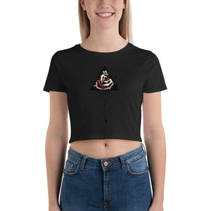 LOVE ROSE Crop Tee